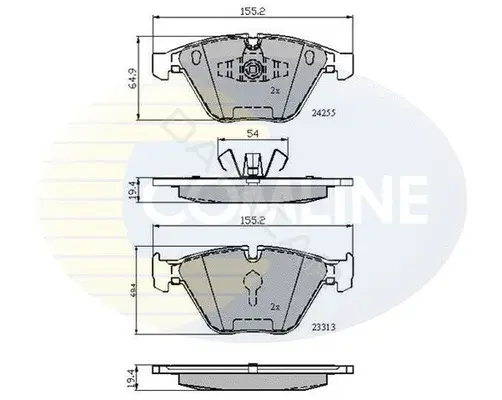 Тормозные колодки COMLINE CBP01700