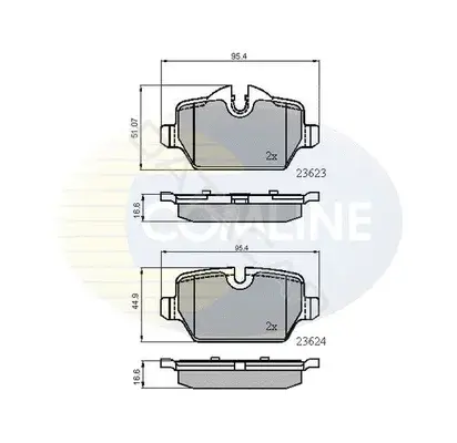 Тормозные колодки COMLINE CBP01710