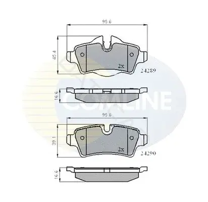Тормозные колодки COMLINE CBP01759