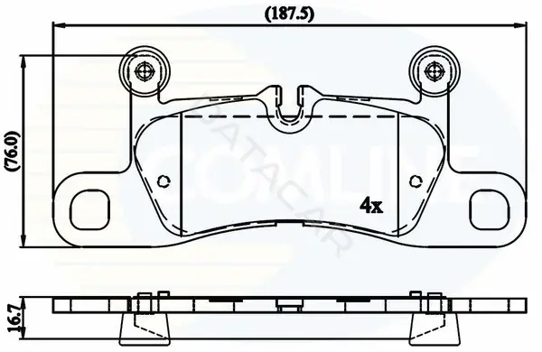 Тормозные колодки COMLINE CBP06048