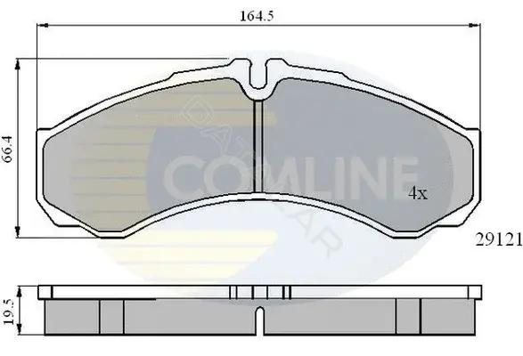 Тормозные колодки COMLINE CBP0931