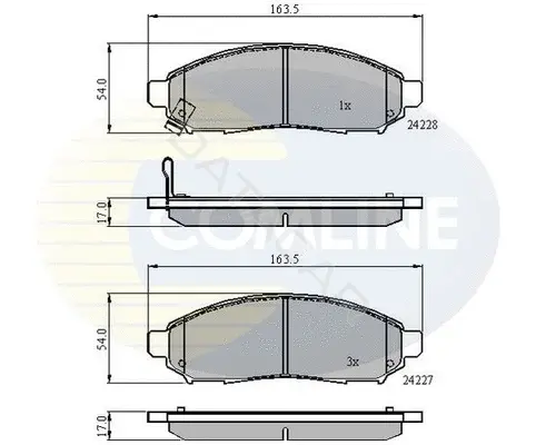 Тормозные колодки COMLINE CBP31520