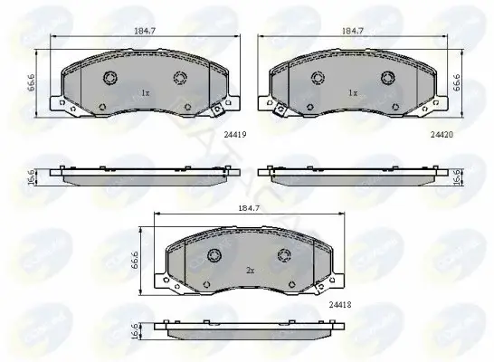 Тормозные колодки COMLINE CBP32003