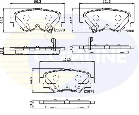 Тормозные колодки COMLINE CBP32248