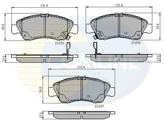 Тормозные колодки COMLINE CBP3556