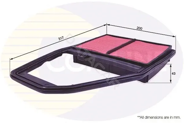 Воздушный фильтр COMLINE CHN12007