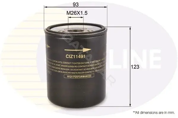 Масляный фильтр COMLINE CIZ11491