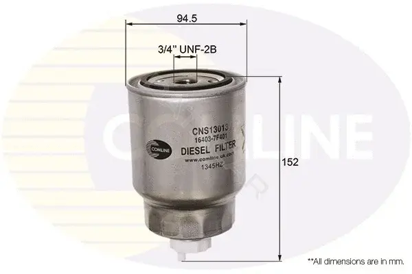 Топливный фильтр COMLINE CNS13013