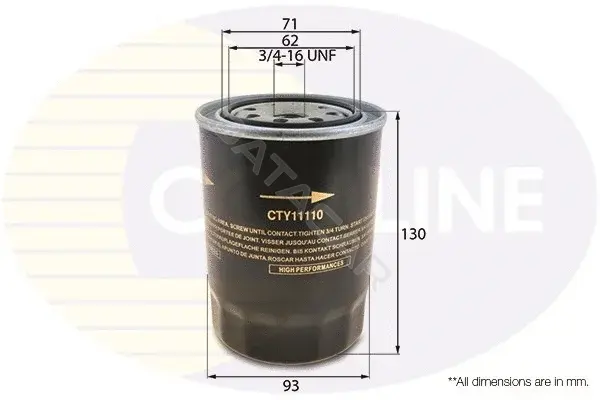 Масляный фильтр COMLINE CTY11110