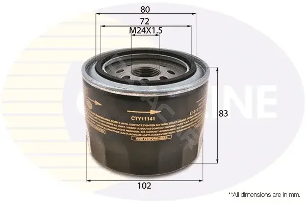 Масляный фильтр COMLINE CTY11141