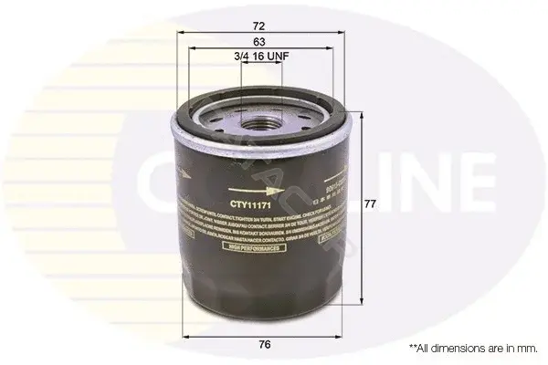 Масляный фильтр COMLINE CTY11171