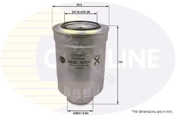 Топливный фильтр COMLINE CTY13003