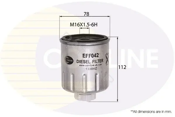 Топливный фильтр COMLINE EFF042