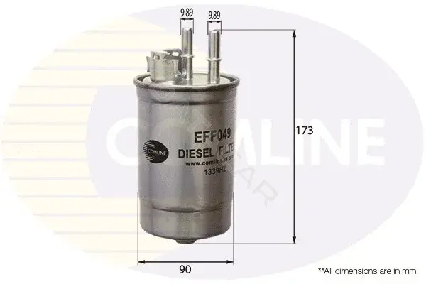 Топливный фильтр COMLINE EFF049