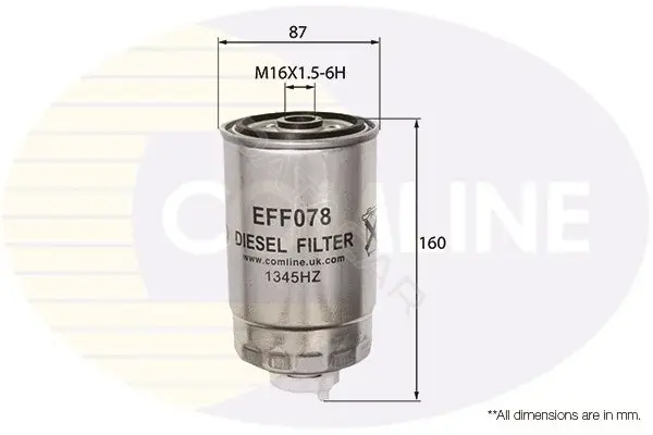 Топливный фильтр COMLINE EFF078