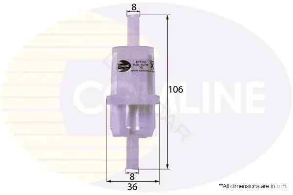 Топливный фильтр COMLINE EFF100