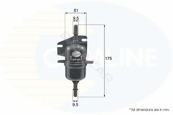Топливный фильтр COMLINE EFF101