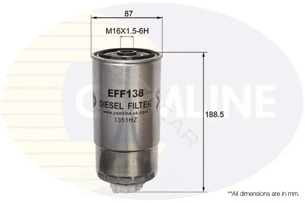 Топливный фильтр COMLINE EFF138