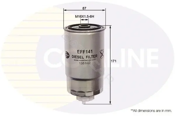 Топливный фильтр COMLINE EFF141