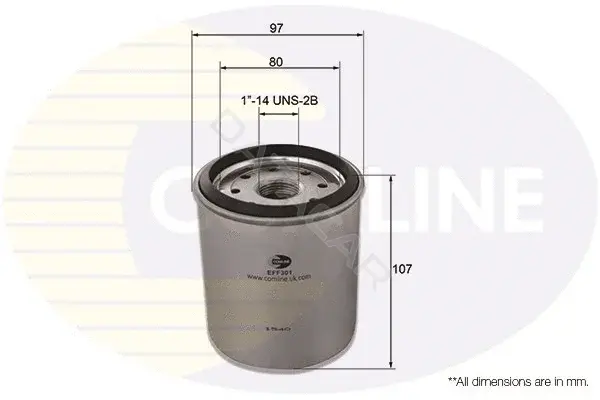 Топливный фильтр COMLINE EFF301