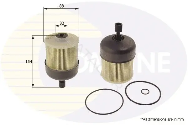 Топливный фильтр COMLINE EFF307D