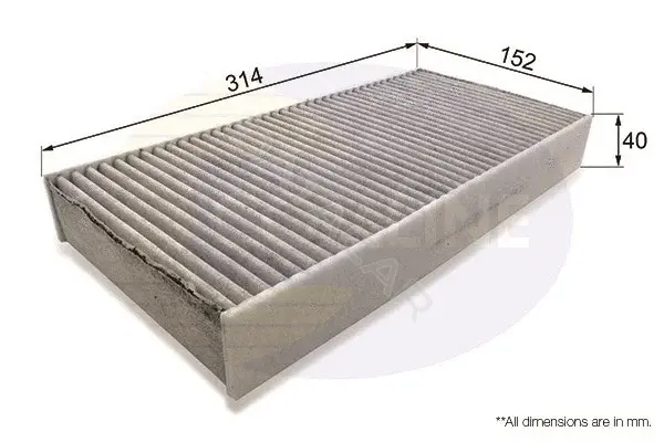 Фильтр салонный COMLINE EKF109A