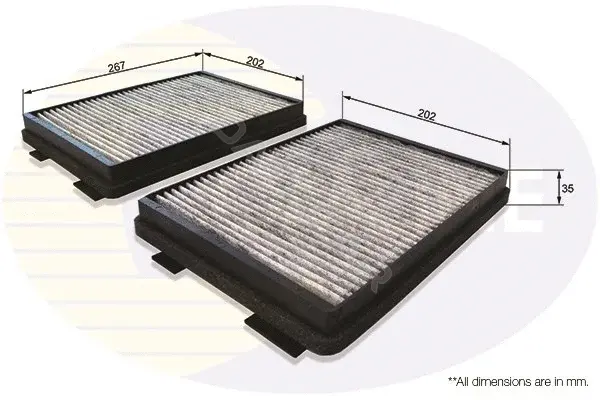Фильтр салонный COMLINE EKF110A
