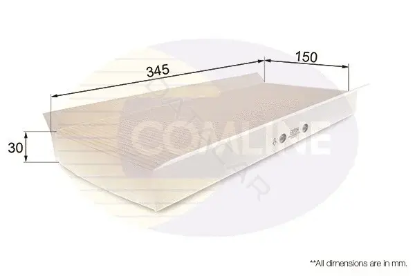 Фильтр салонный COMLINE EKF114