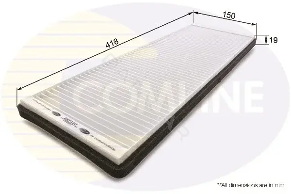Фильтр салонный COMLINE EKF130