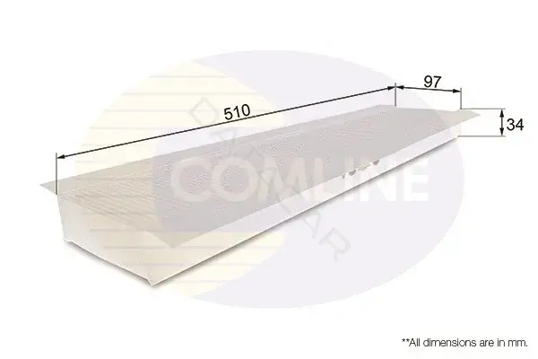 Фильтр салонный COMLINE EKF155