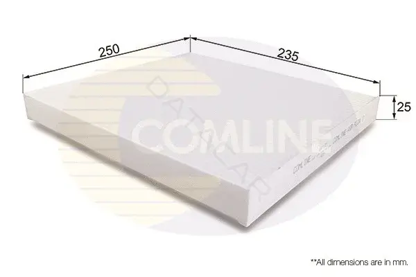 Фильтр салонный COMLINE EKF172