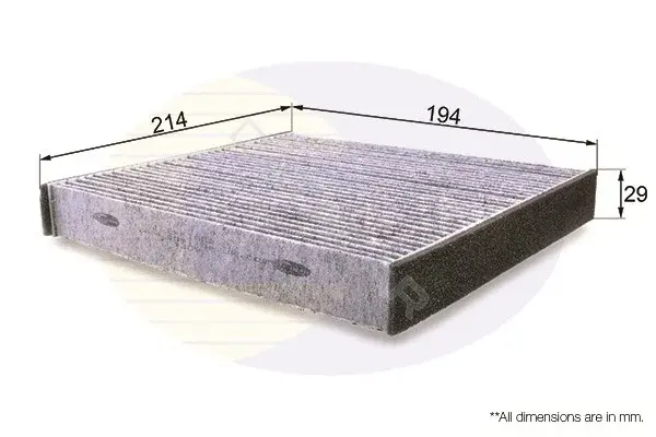 Фильтр салонный COMLINE EKF185A
