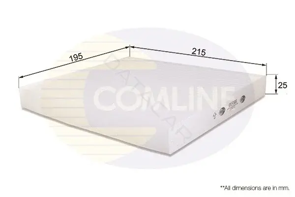 Фильтр салонный COMLINE EKF188