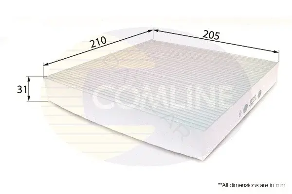 Фильтр салонный COMLINE EKF192