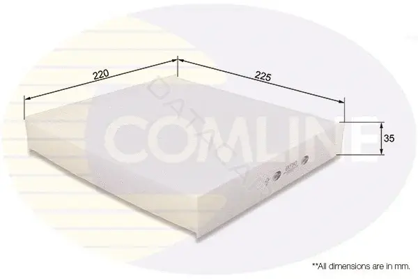 Фильтр салонный COMLINE EKF193