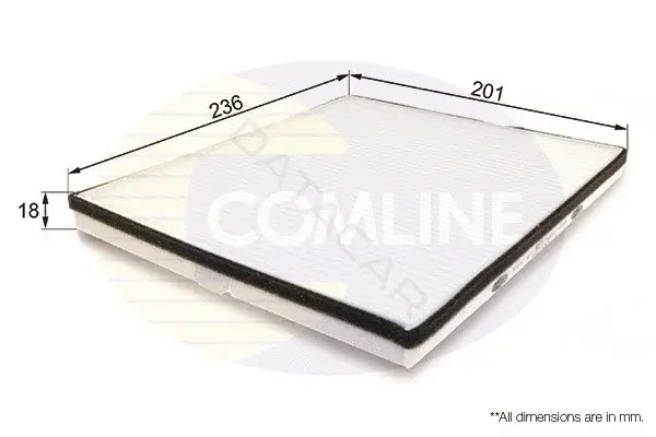 Фильтр салонный COMLINE EKF200