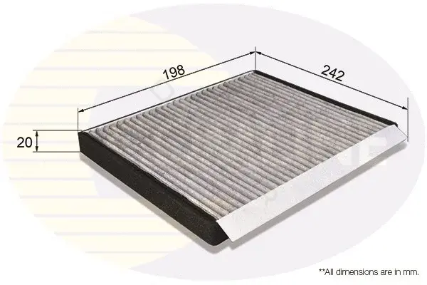Фильтр салонный COMLINE EKF203A