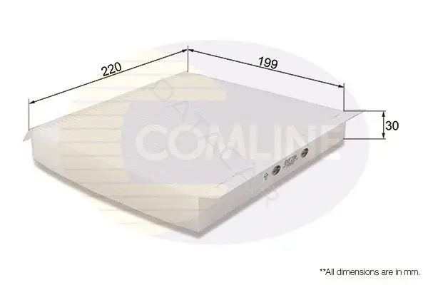 Фильтр салонный COMLINE EKF206