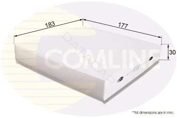 Фильтр салонный COMLINE EKF225