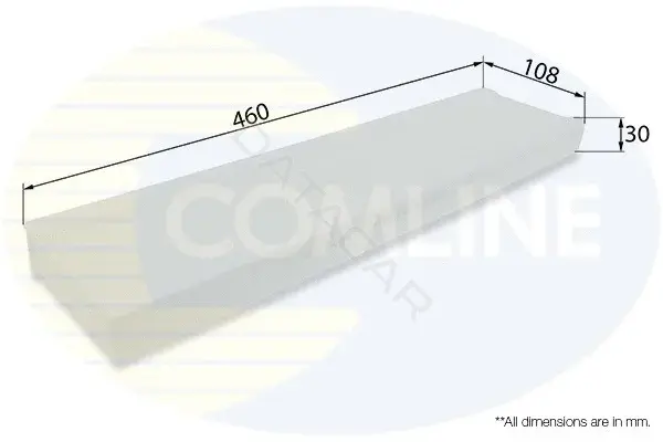 Фильтр салонный COMLINE EKF252