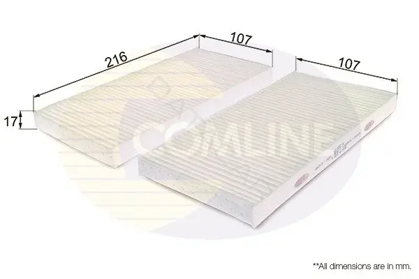 Фильтр салонный COMLINE EKF261