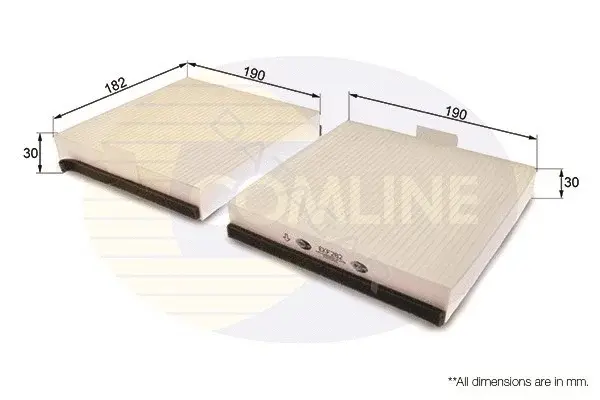 Фильтр салонный COMLINE EKF282