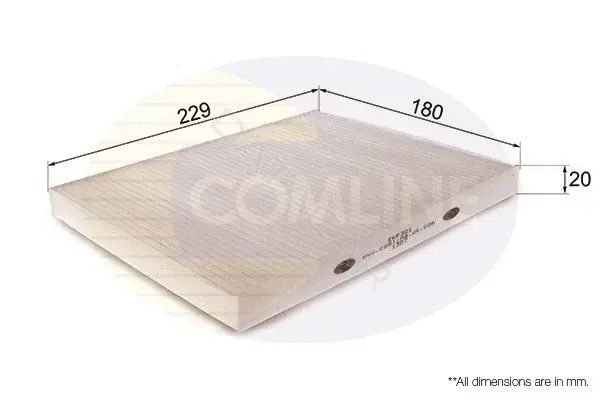 Фильтр салонный COMLINE EKF301
