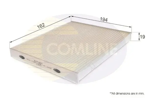Фильтр салонный COMLINE EKF302