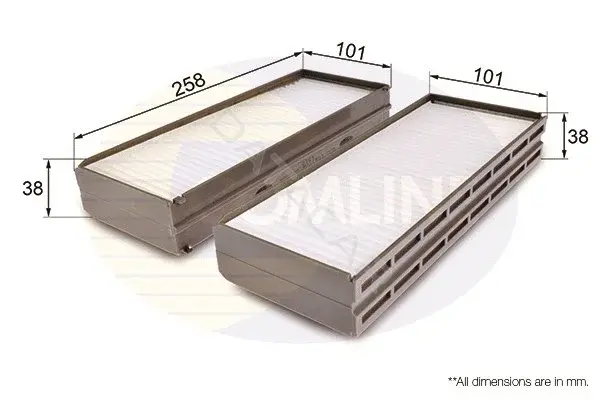Фильтр салонный COMLINE EKF303