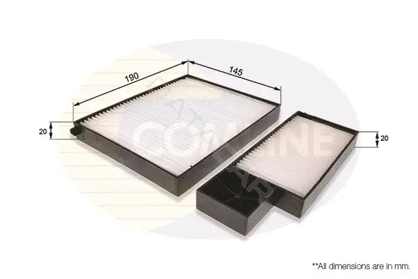 Фильтр салонный COMLINE EKF313