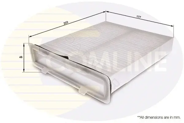 Фильтр салонный COMLINE EKF316