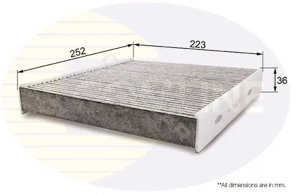 Фильтр салонный COMLINE EKF332A