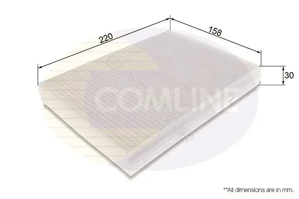 Фильтр салонный COMLINE EKF343