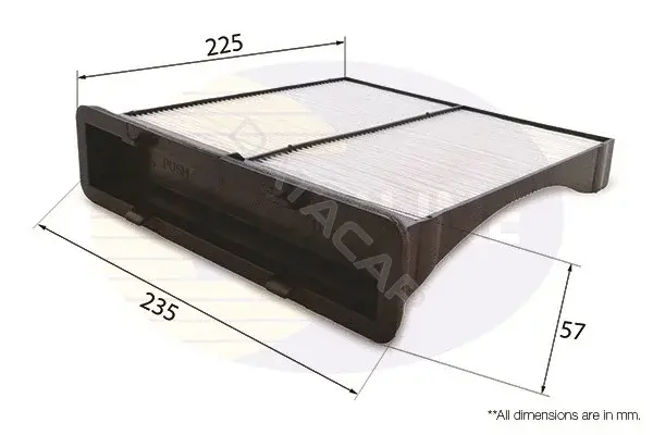 Фильтр салонный COMLINE EKF363
